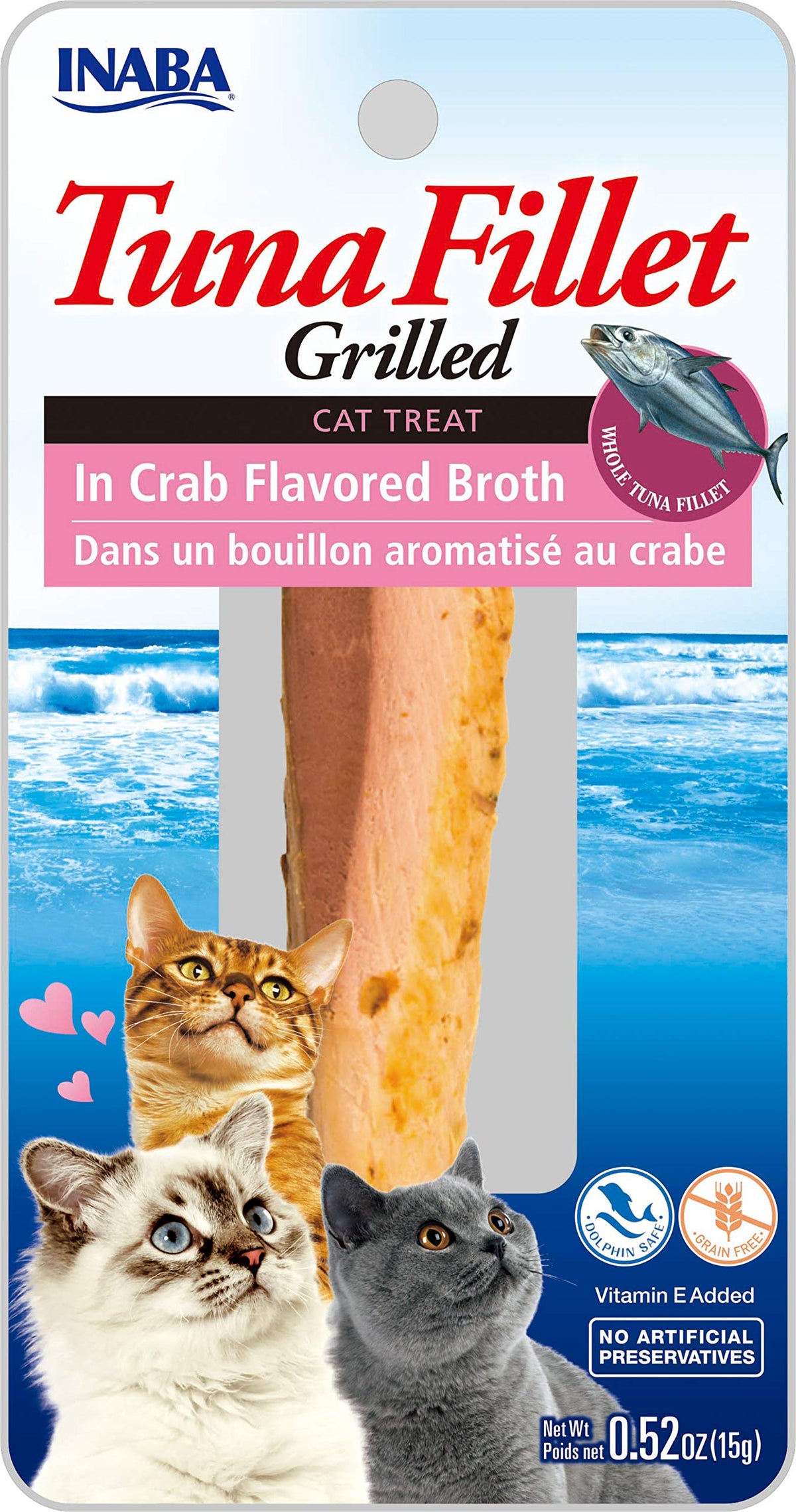 INABA Ciao bocaditos para gato a la parrilla de atún, snack jugoso