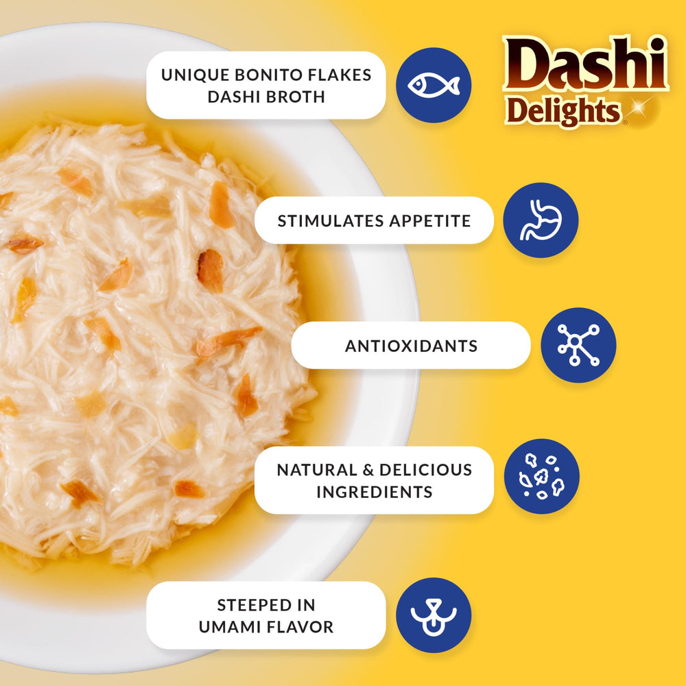 INABA Dashi Delights, caldo umami de bonito para aumentar la humedad de la comida