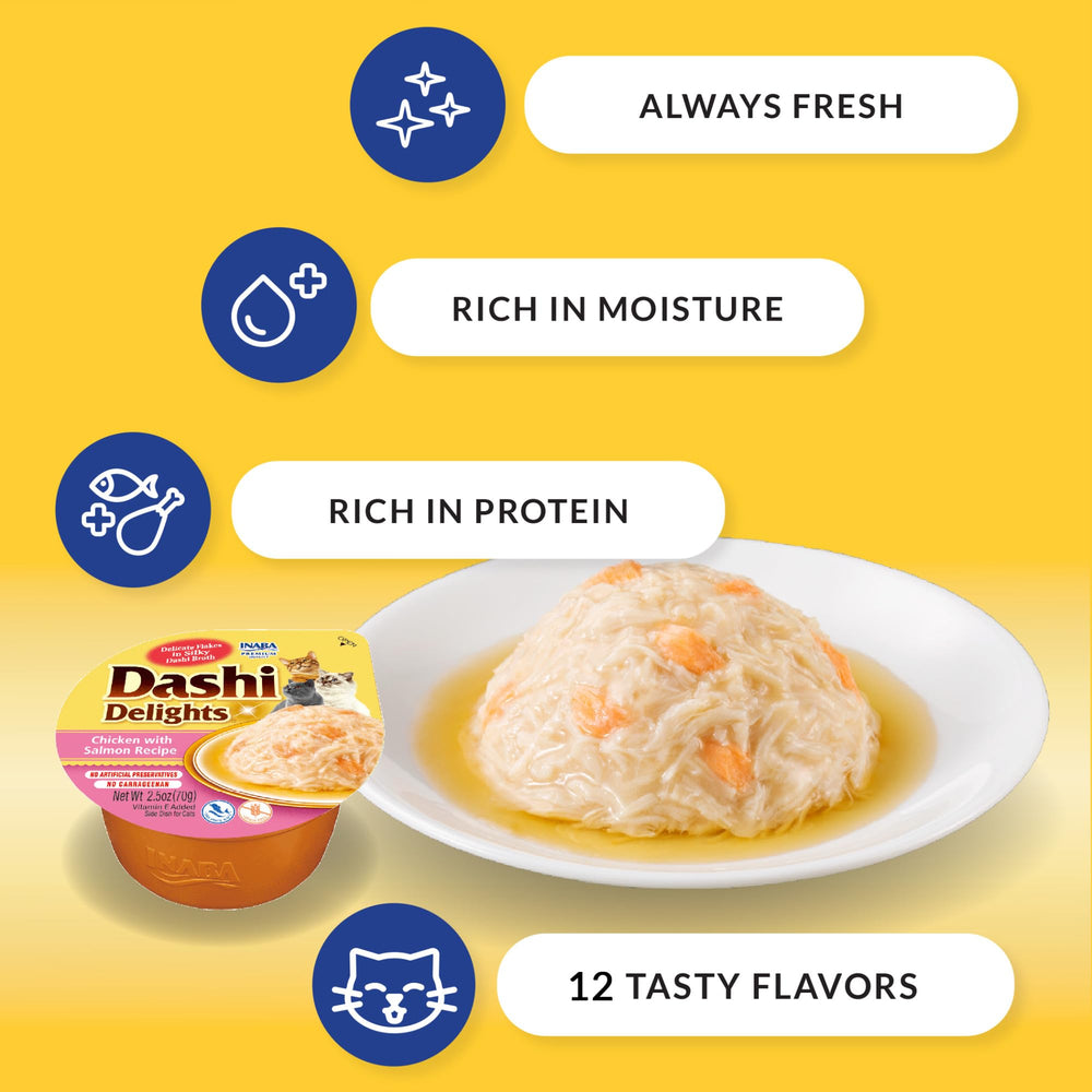 INABA Dashi Delights, caldo de bonito, perfecto para realzar el sabor de la comida.