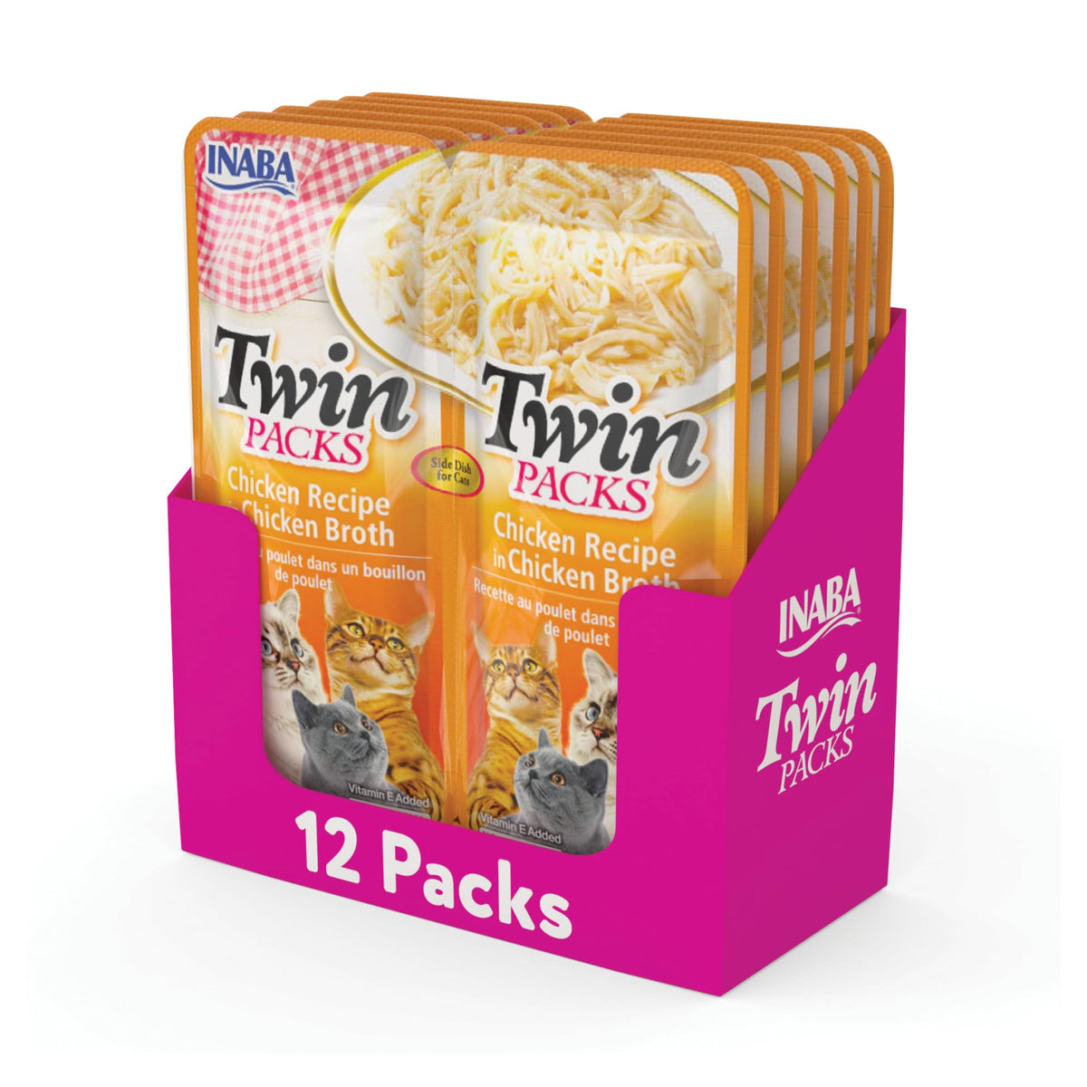 INABA Twin Packs: empaque frontal para gatos y acceso rápido