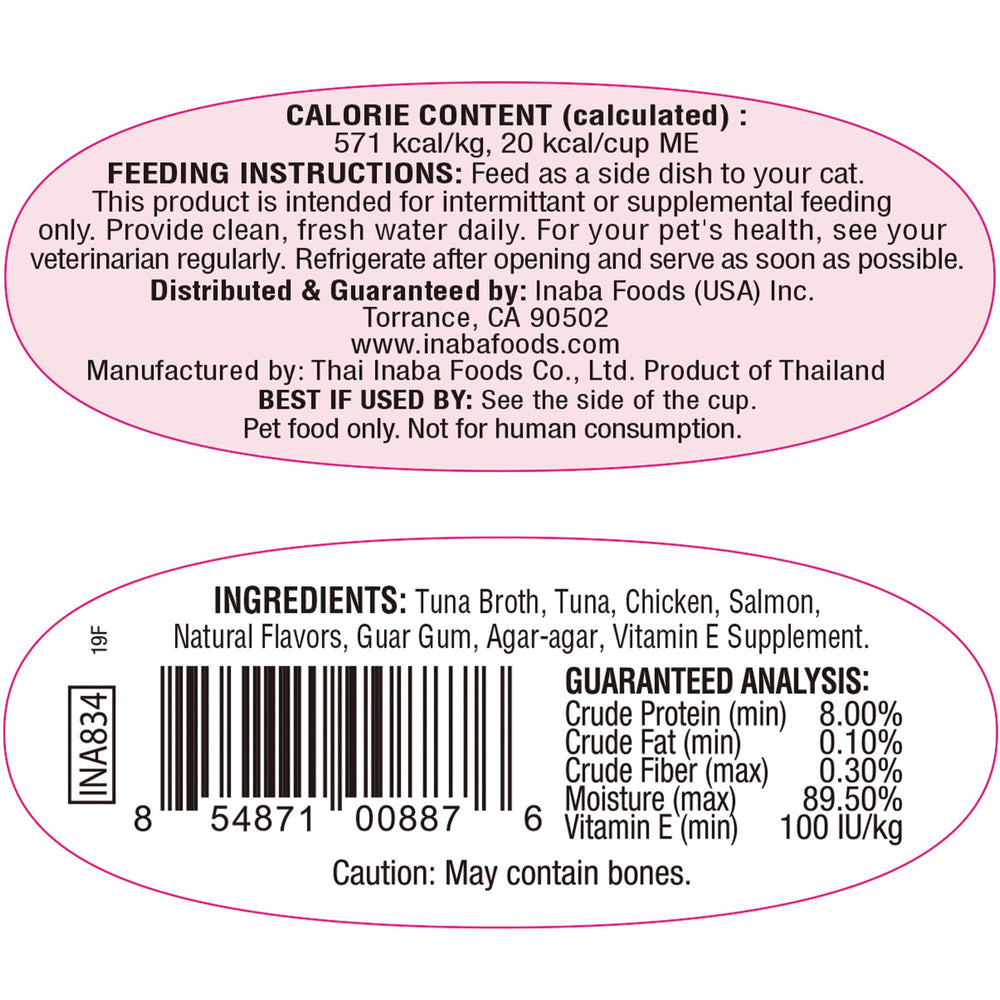 INABA Twins, cuatro sabores disponibles para mezclar con el pienso diario.
