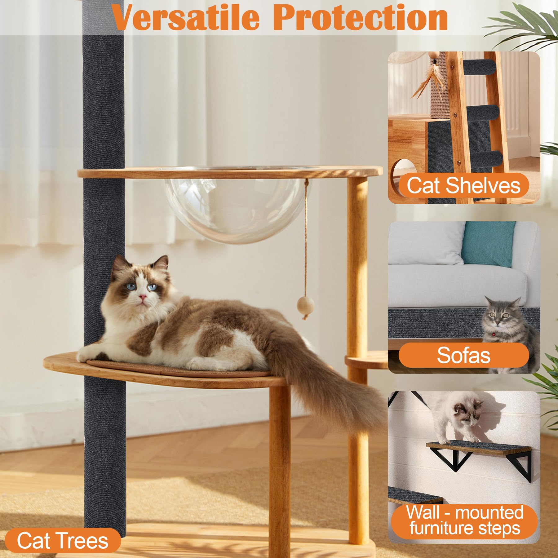 Protección versátil de Inchoco para muebles, estanterías y escaleras.
