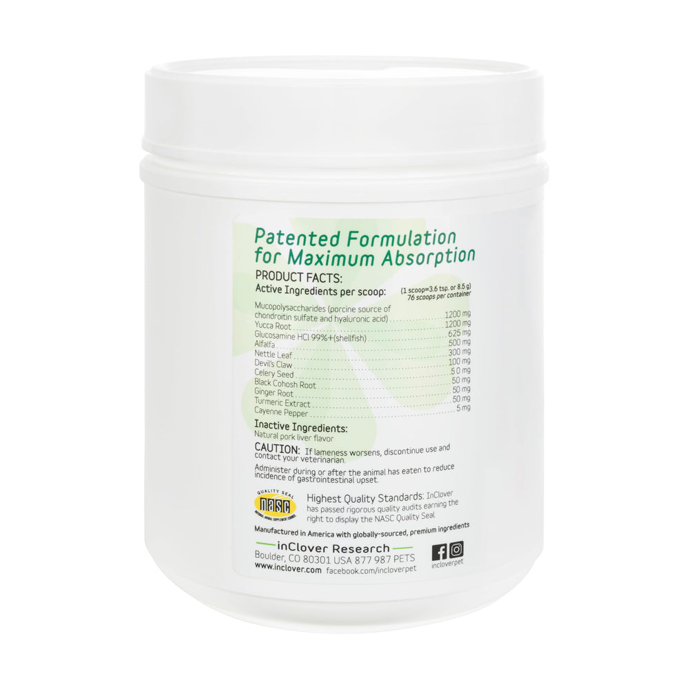 InClover Connectin, dosis diaria fácil de mezclar con la comida del perro.