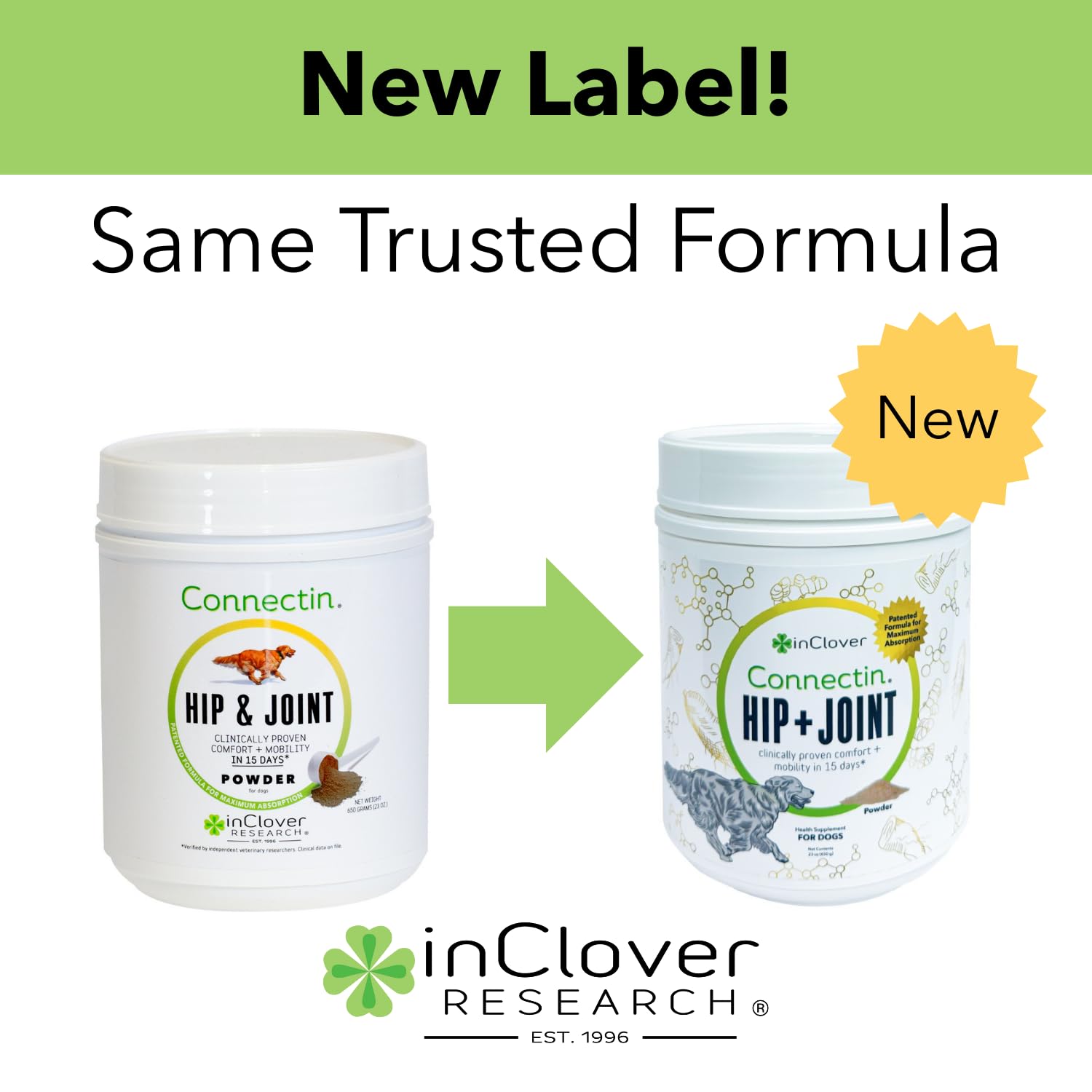 InClover Connectin, polvo espolvoreado sobre comida para movilidad diaria.