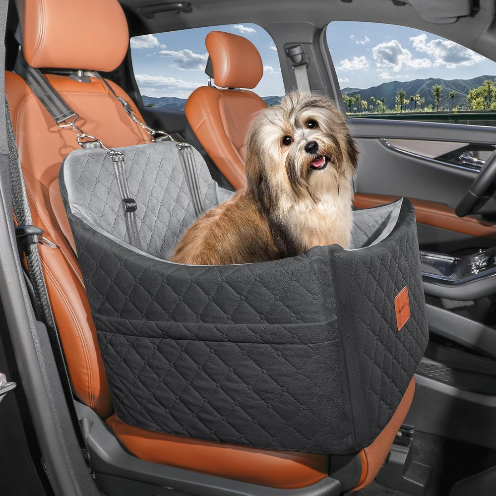 INDYBUD asiento-perro-coche, altura-elevada, mejor visión y menor estrés en trayectos.