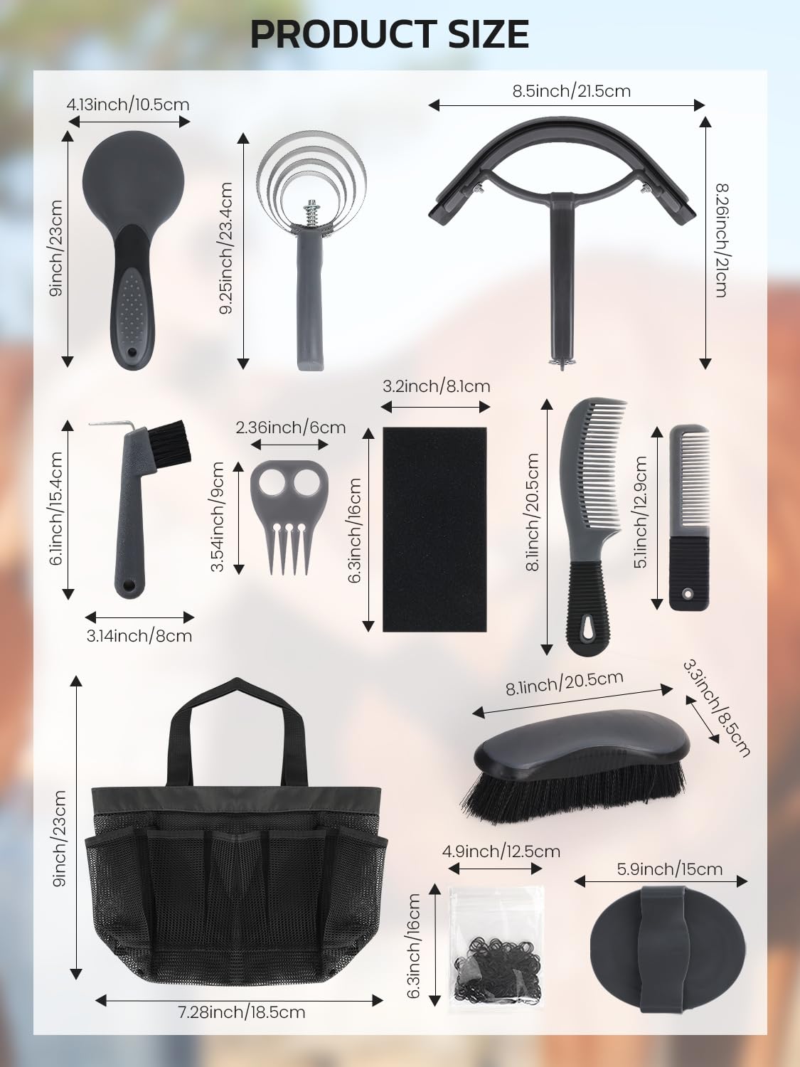 Inoreal herramientas de grooming, masaje suave para un cepillado cómodo.