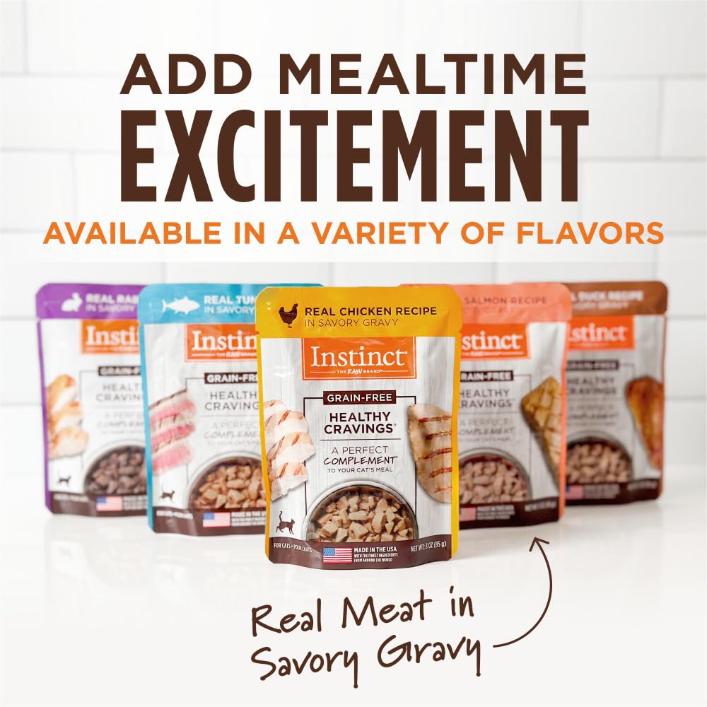 Instinct Healthy Cravings perfecto como aderezo para realzar sabor y textura.