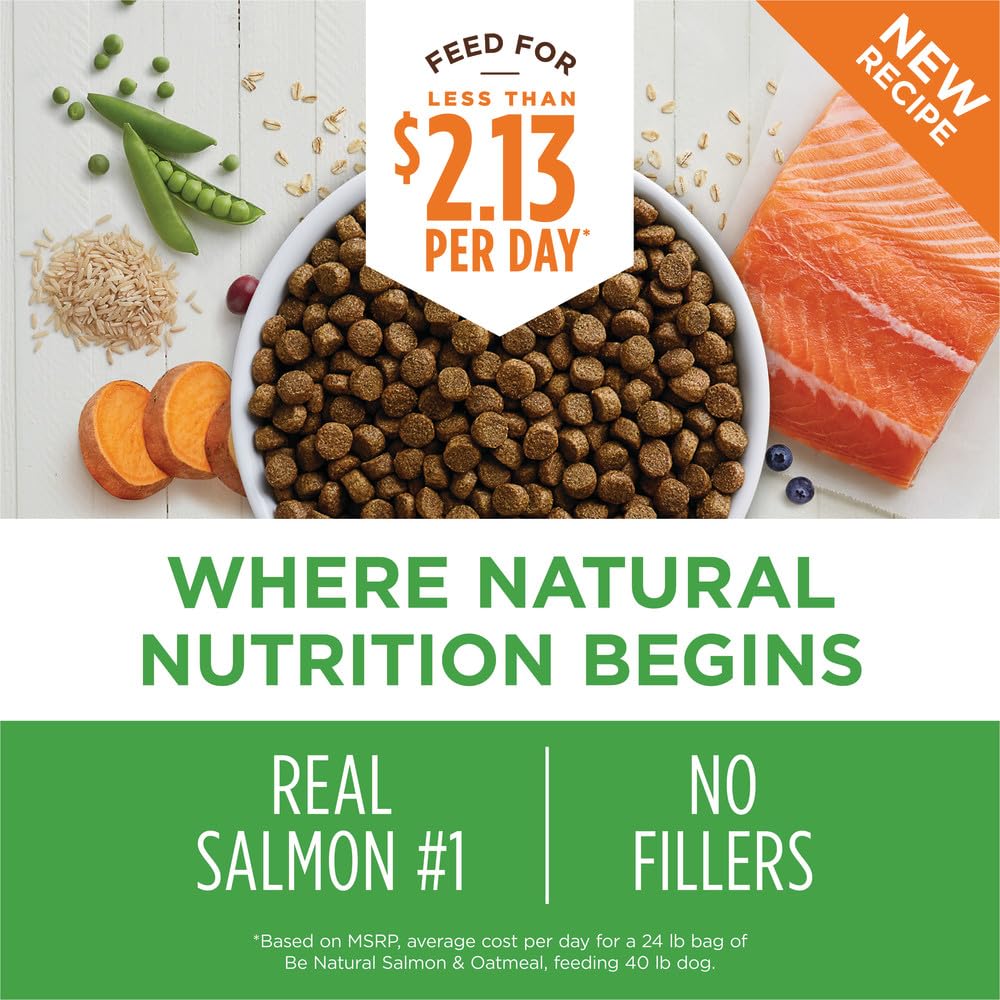 Instinct Be Natural: proteína alta con salmón para apoyo muscular.