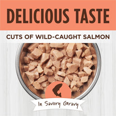 Instinct Salmón real sin granos en salsa sabrosa para sabor.