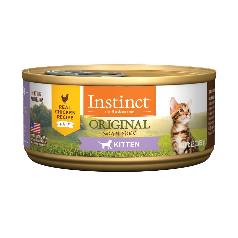 Instinct Gatito Paté sin grano con pollo real para desarrollo equilibrado