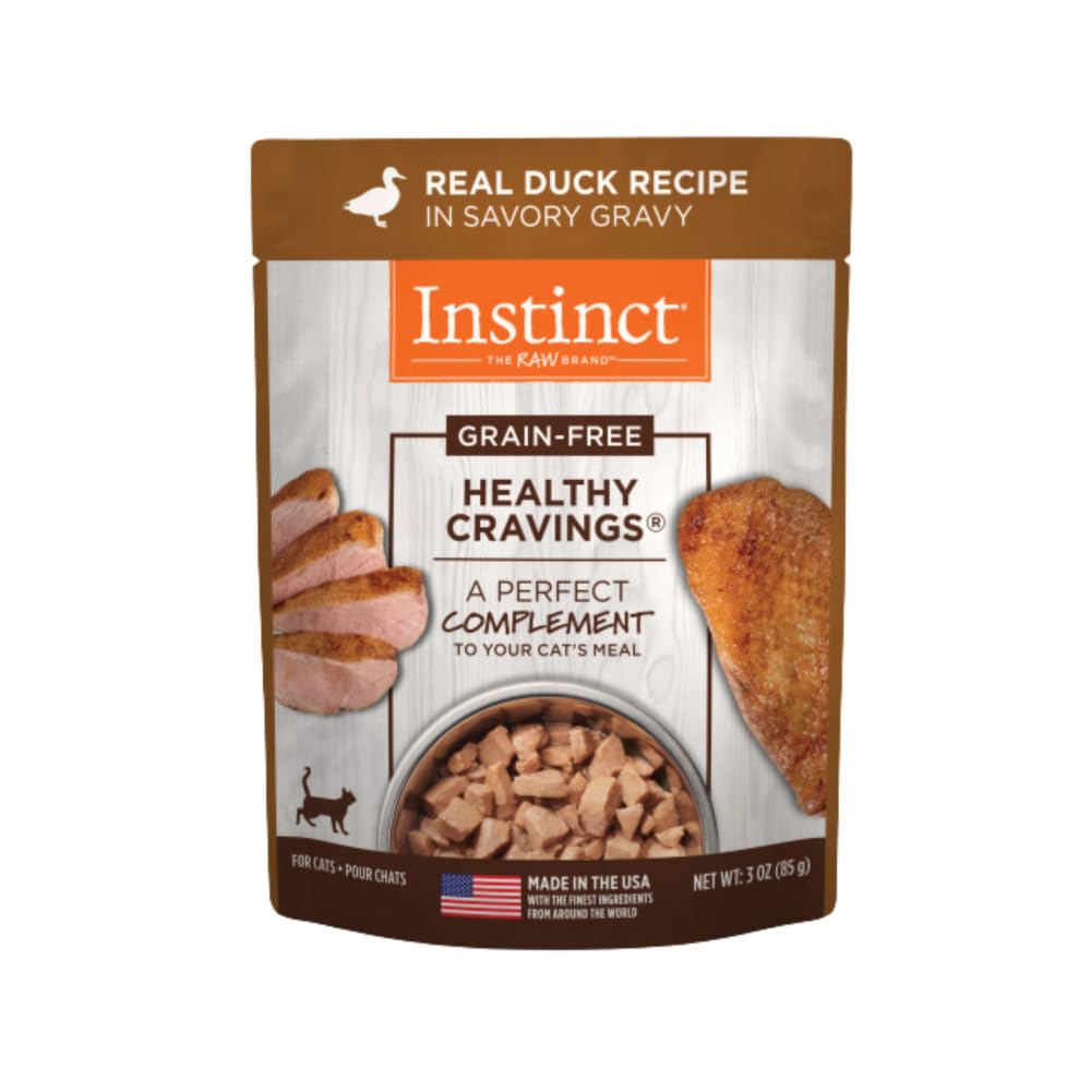 Instinct Healthy Cravings Aderezo pato real en salsa, sabor que estimula el apetito