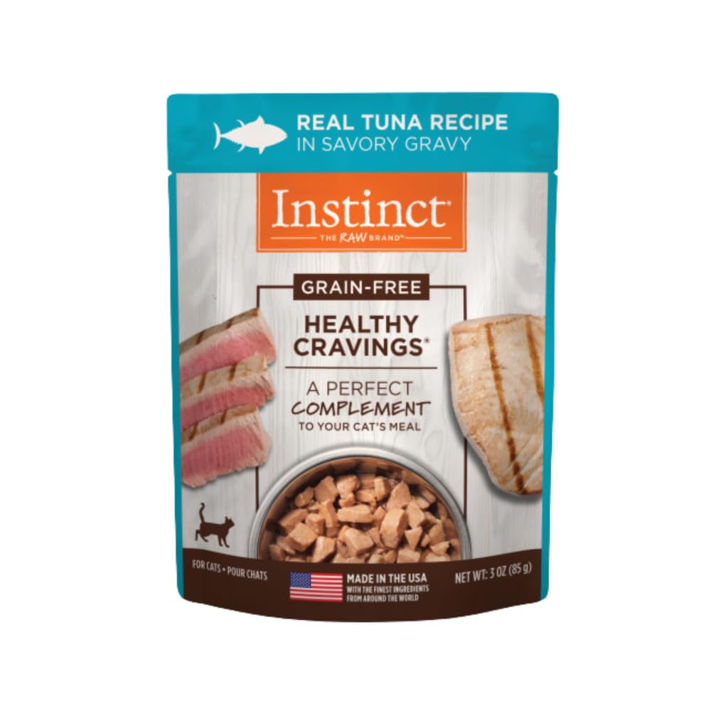 Instinct Healthy Cravings: atún en salsa en bolsa para sabor y humedad.