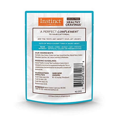 Instinct Healthy Cravings: caja de 24 bolsas para uso diario.