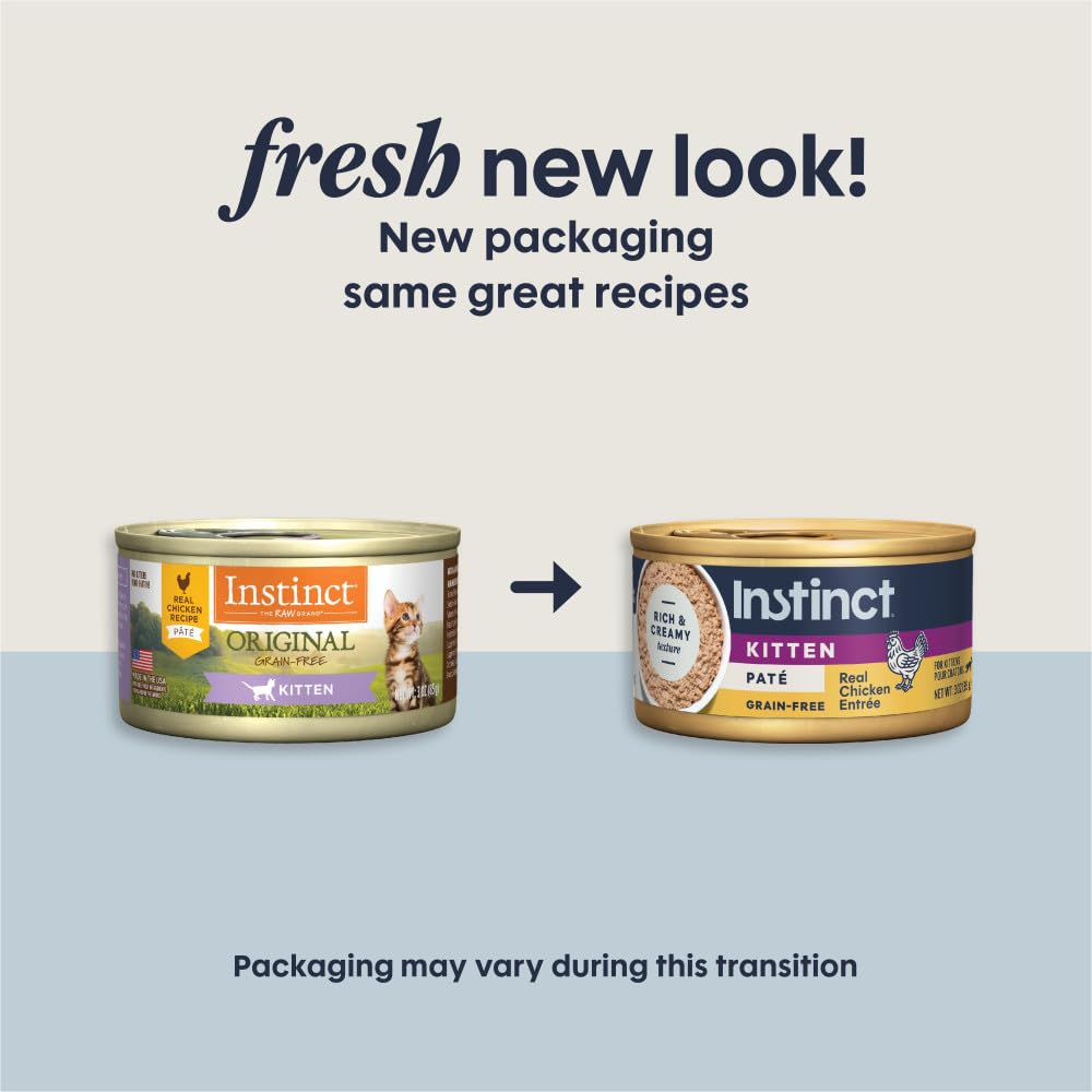Instinct Kitten Pate Salmón: sabor marino para gatitos curiosos