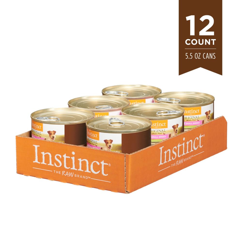 Instinct Original apto para todas las etapas de vida de razas pequeñas.