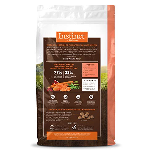 Instinct Original croquetas recubiertas crudas, sabor más intenso y nutrición adicional.
