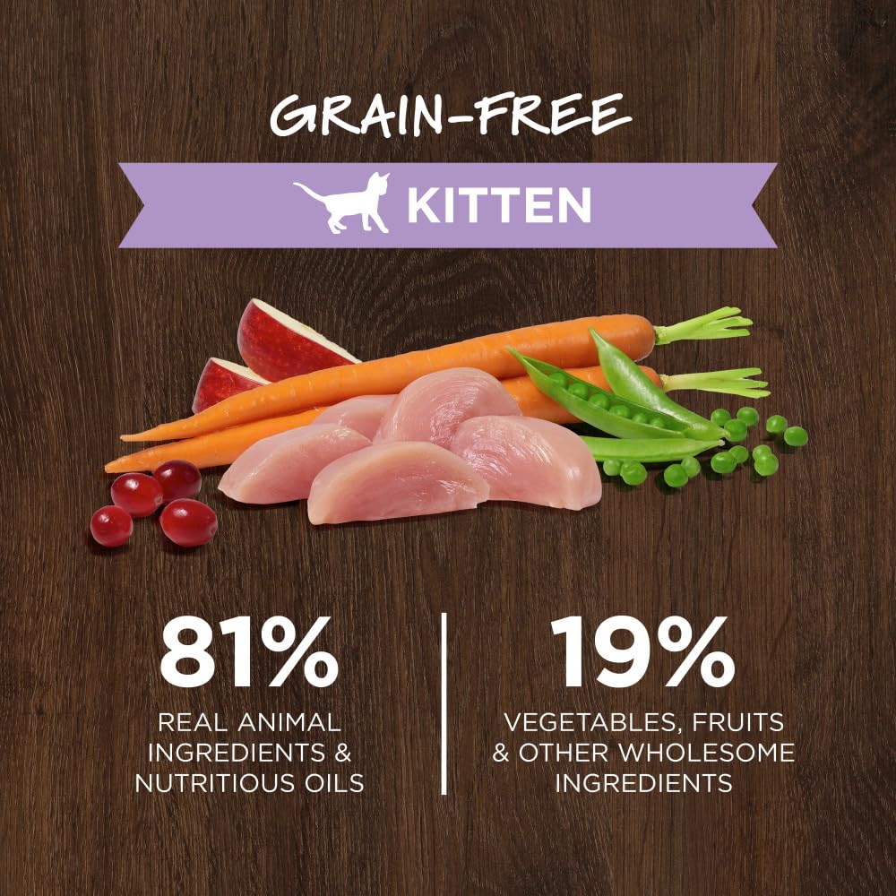 Instinct Gatito Original: crecimiento y músculos con 81% de proteínas animales