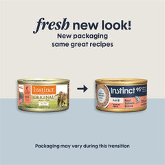 Envase de Instinct Original Pate Gato, paquete de 24 para conveniencia diaria