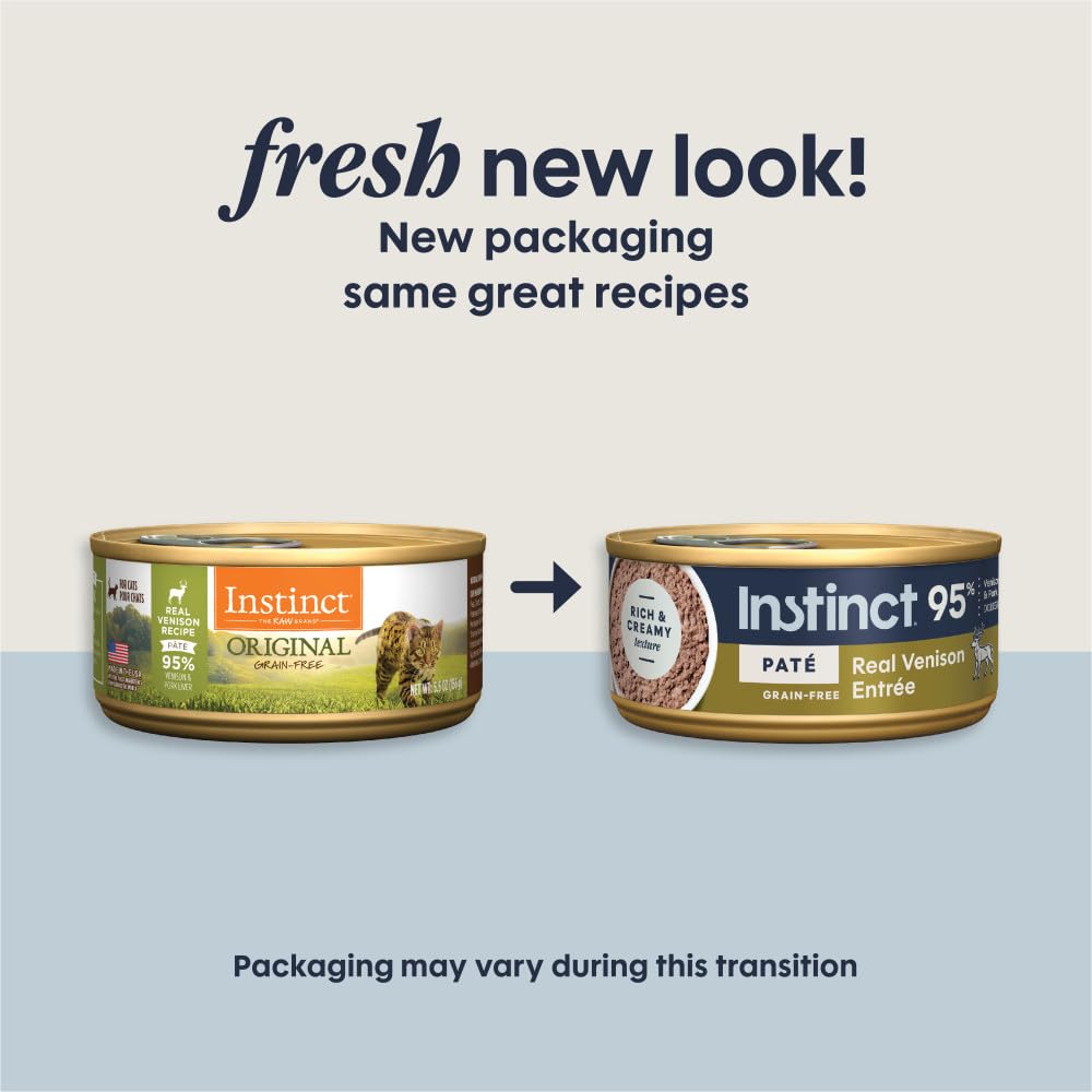 Instinct Original Pate textura suave en lata, perfecta para comer con facilidad