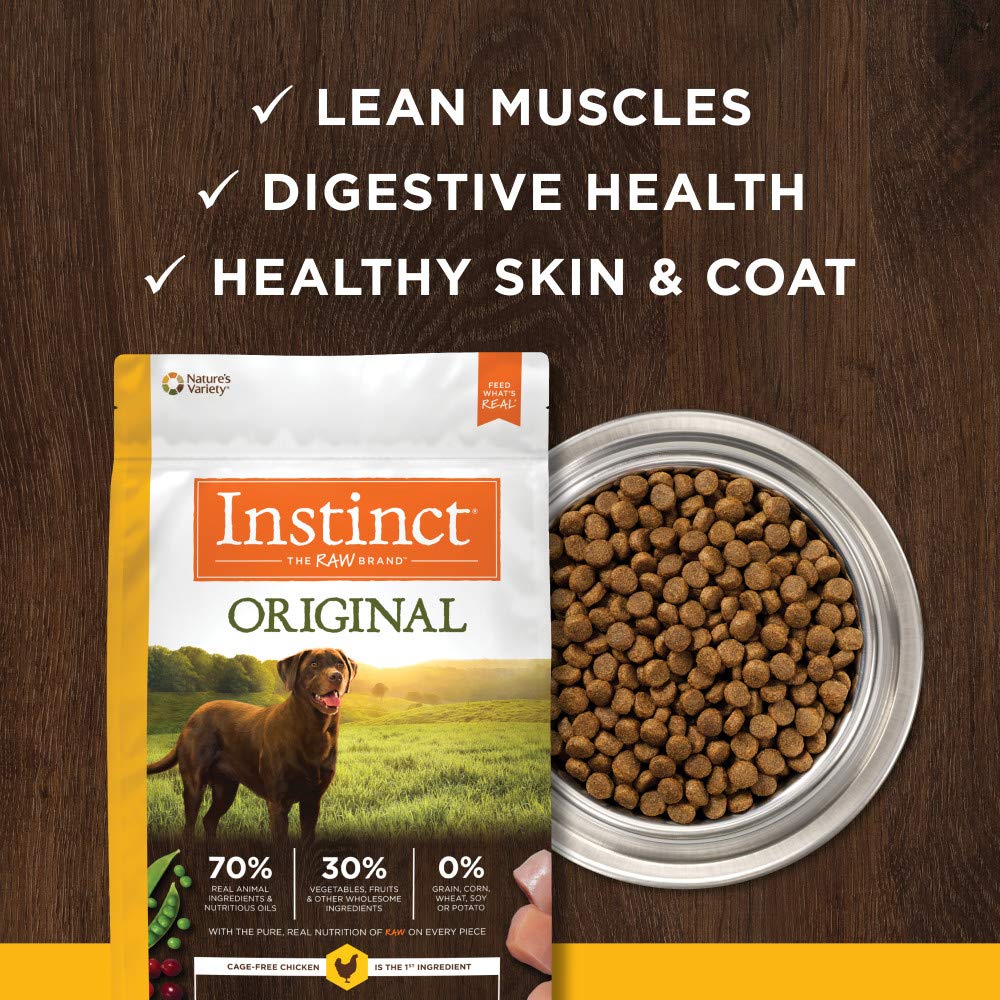 Instinct Original: sin subproductos y granos para una dieta limpia