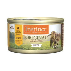 Instinct Original Pate para gatos: textura suave y alto contenido proteico para músculos.