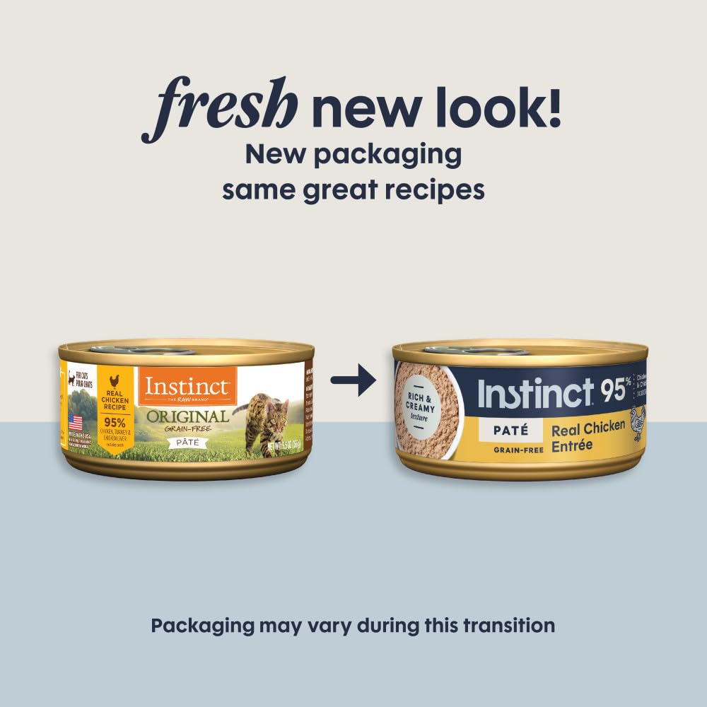 Instinct Pate Pollo Real – textura suave que facilita la hora de comer.