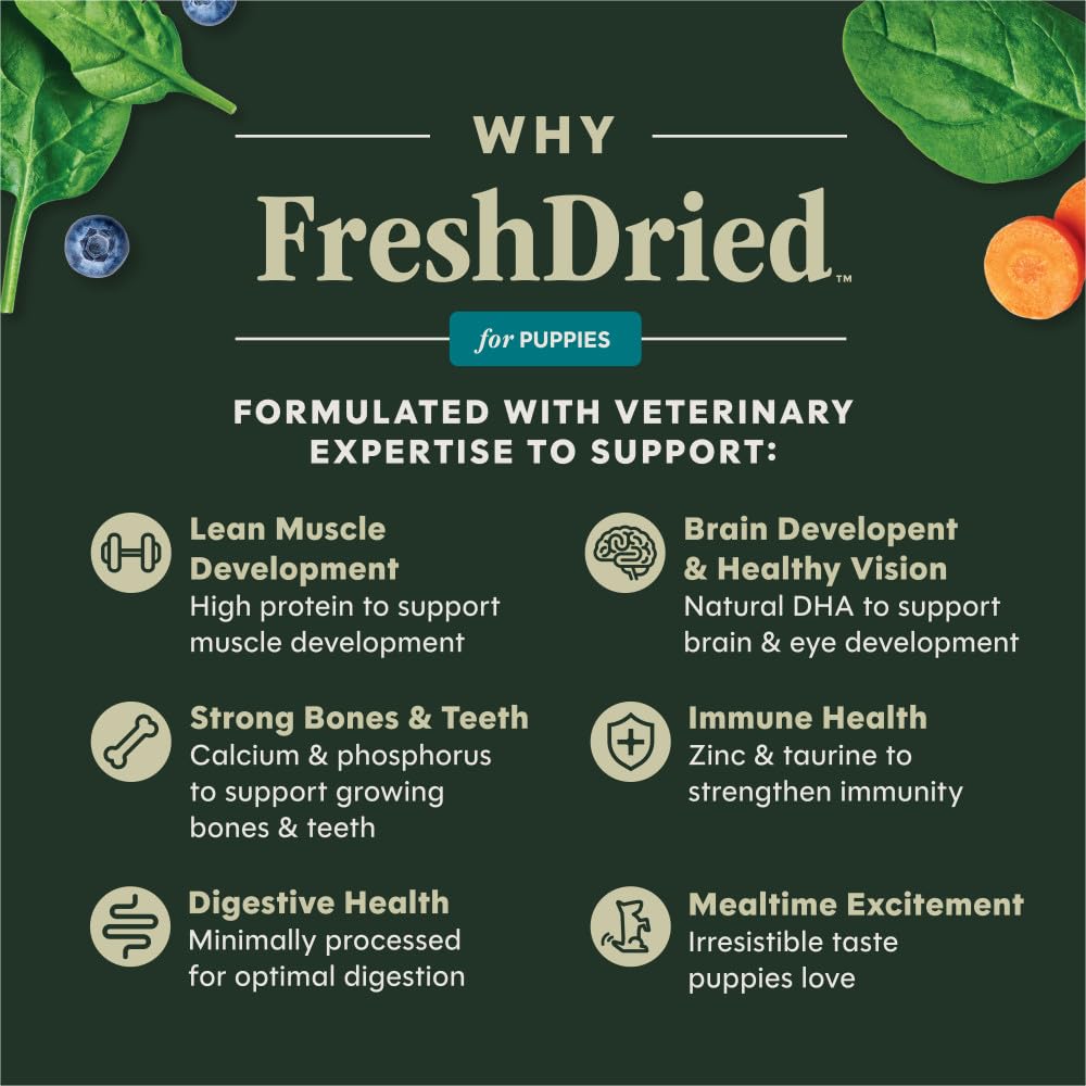 Cachorro disfrutando Instinct Puppy FreshDried Bites