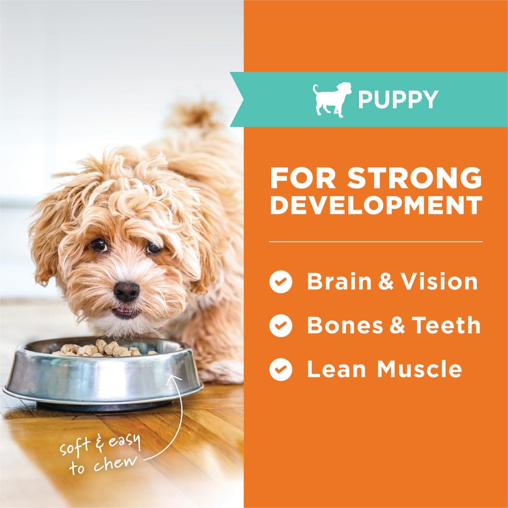Instinct Puppy FreshDried Bites: proceso liofilizado que conserva nutrientes esenciales.