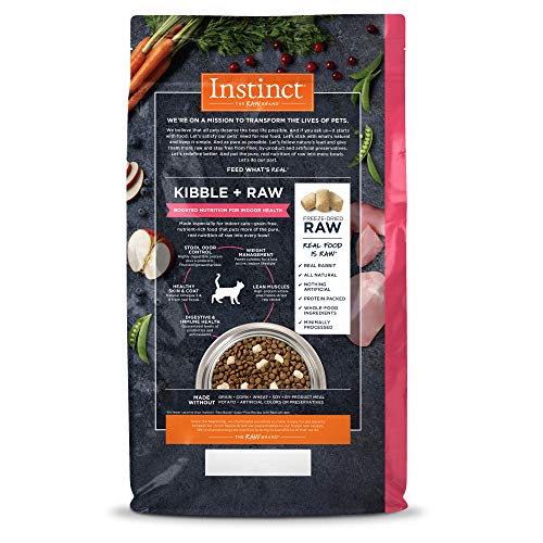 Instinct Raw Boost Conejo, primer ingrediente y proteína de calidad para gatos.