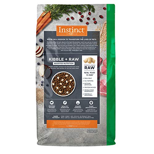 Instinct Raw Boost-pedacitos-crudo-congelados: trocitos crudos deshidratados para textura y sabor