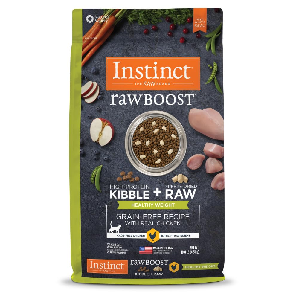 Instinct Raw Boost croquetas para gato, peso saludable y energía diaria