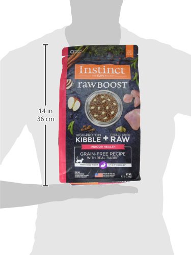 Instinct Raw Boost Sin Granos, fórmula libre de granos para digestión suave.