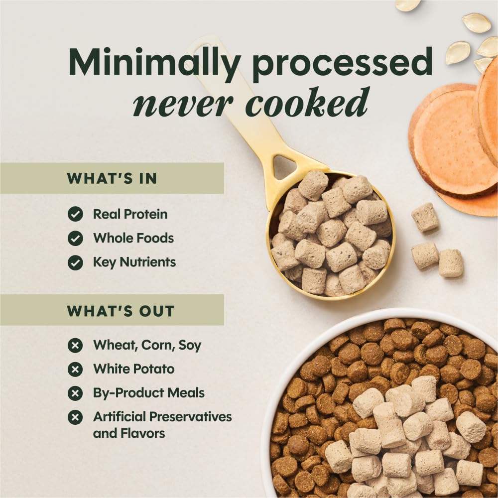 Instinct RawBoost incluye calabaza y semillas como ingredientes clave.