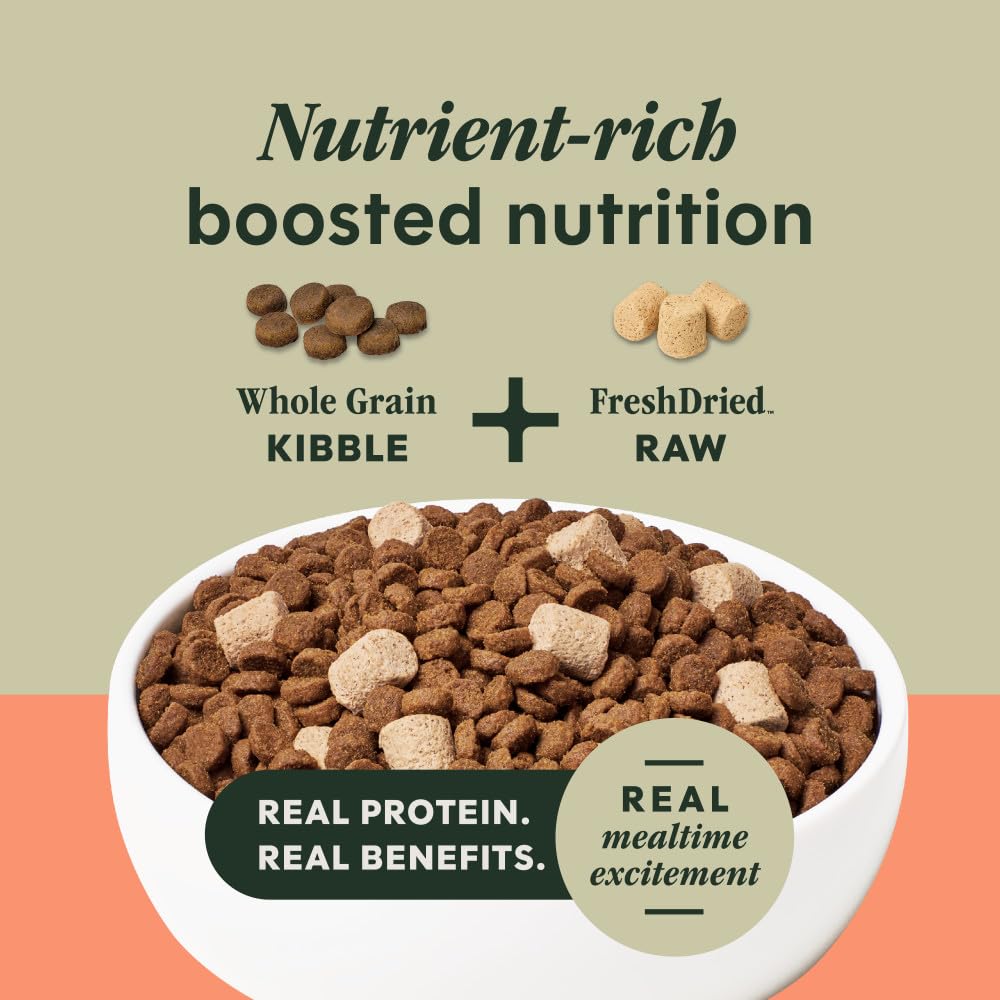 Instinct RawBoost: croquetas crujientes que satisfacen la masticación diaria.
