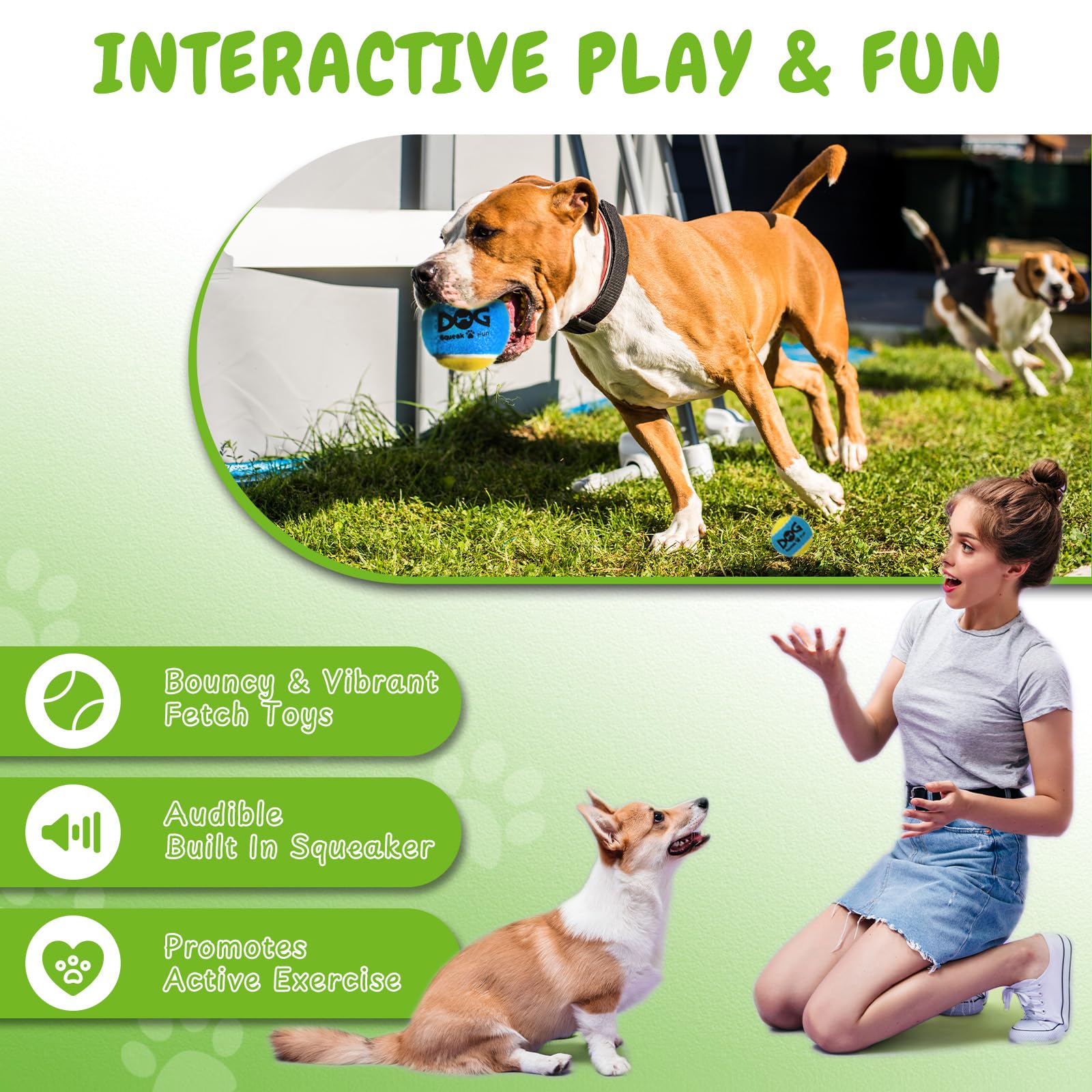 Bola de INSUM para uso interior y exterior, compatible con lanzador de pelotas.