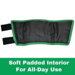 Intrepid International protector de corvejón, interior nylon: forro suave y transpirable para uso diario.