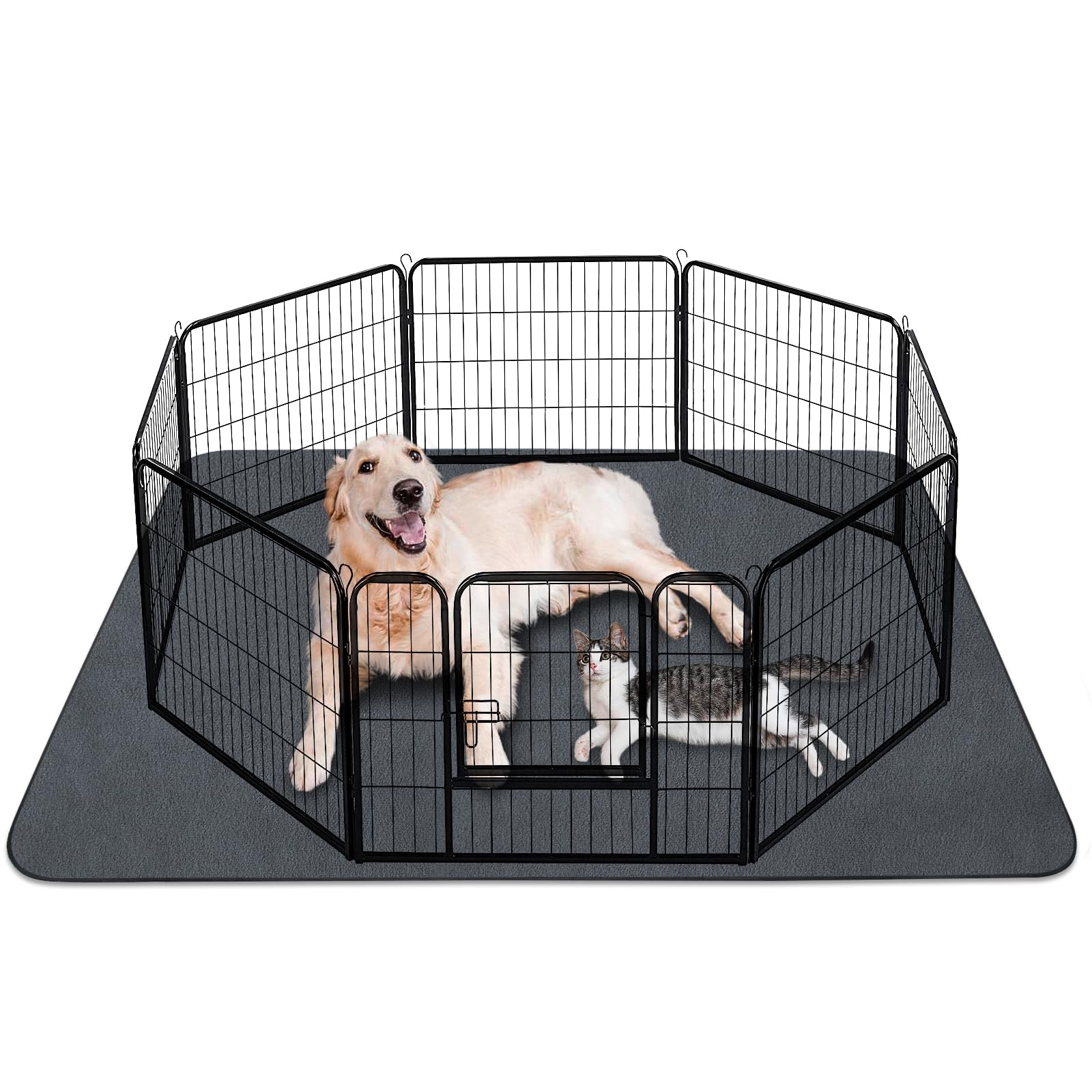 INVENHO almohadilla lavable para perros 60x48, ideal para uso diario en casa.