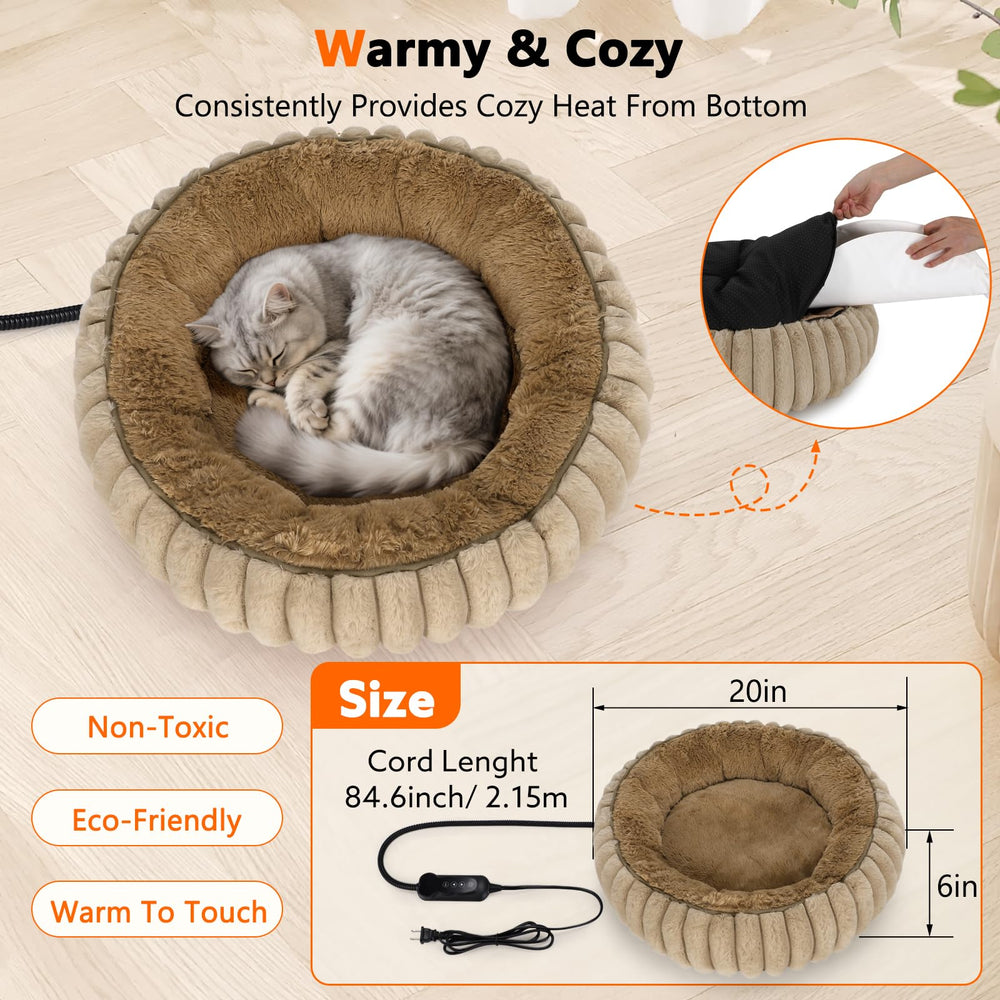 Borde elevado de INVENHO con sherpa suave para soporte y confort