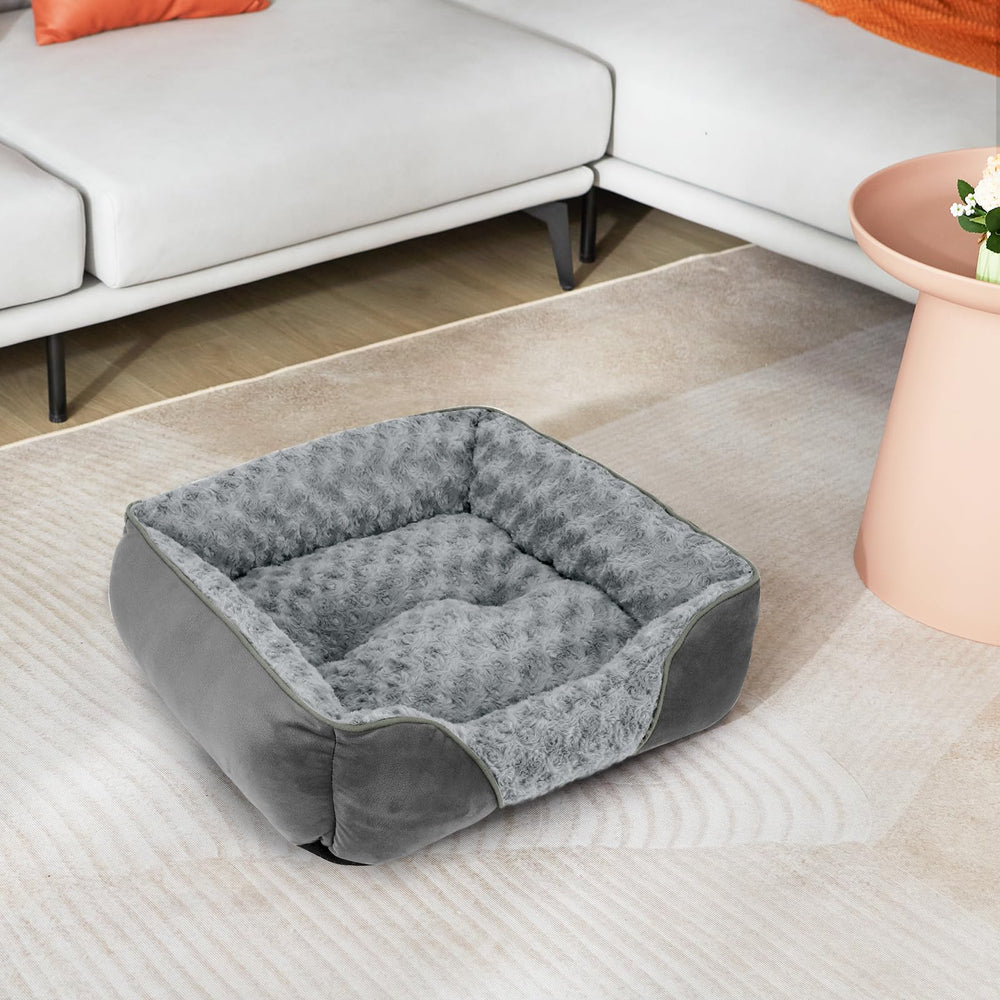INVENHO Cama grande con medidas disponibles para perros de várias tallas.