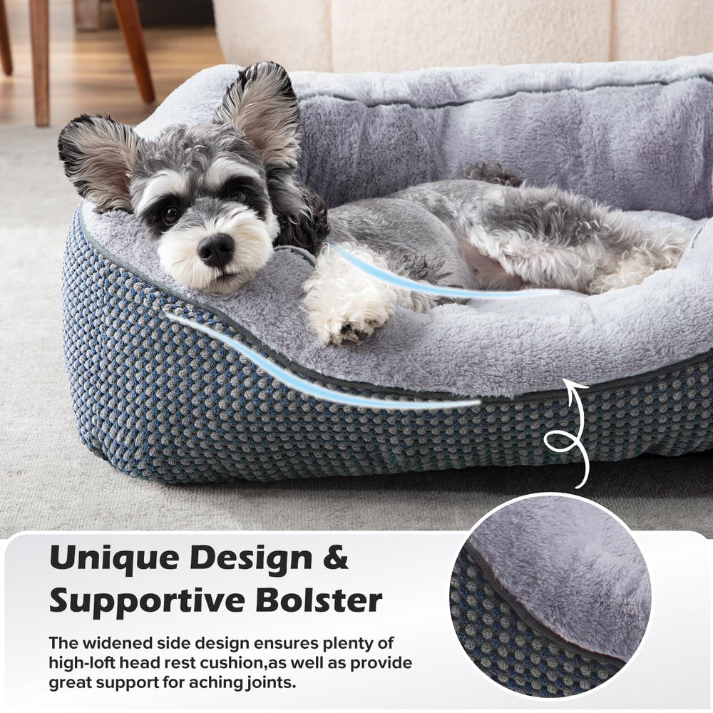 Cama INVENHO para perro mediano, base antideslizante para estabilidad.