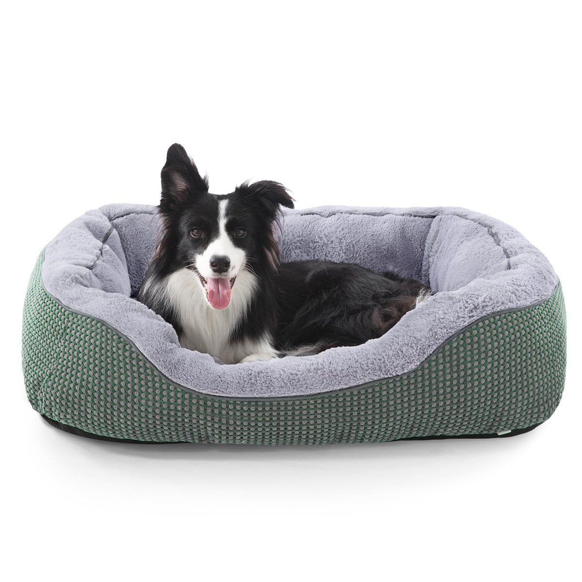 Cama INVENHO mediana para perro con superficie de felpa suave y cálida