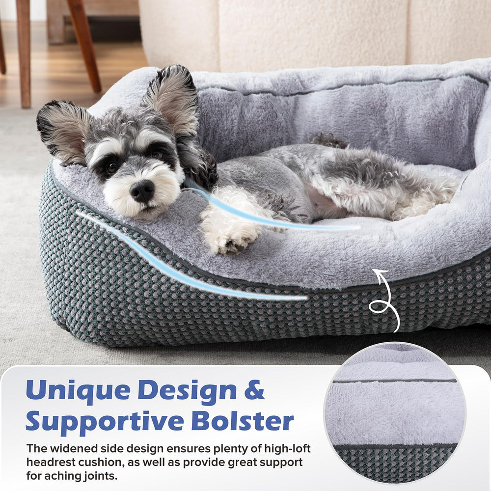 Cama INVENHO para perro mediano: base antideslizante que mantiene la cama en su lugar