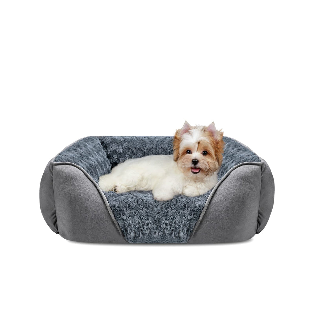 Cama INVENHO con bordes elevados para mayor soporte y comodidad.