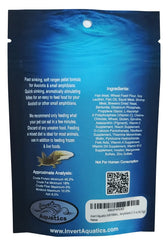 Bolsa de 3 oz de pellets de Invert Aquatics, alimento estable para anfibios