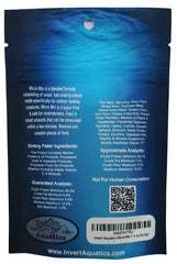 Invert Aquatics Mezcla Micro: nutri-esferas para fondo que favorecen salud de gambas.