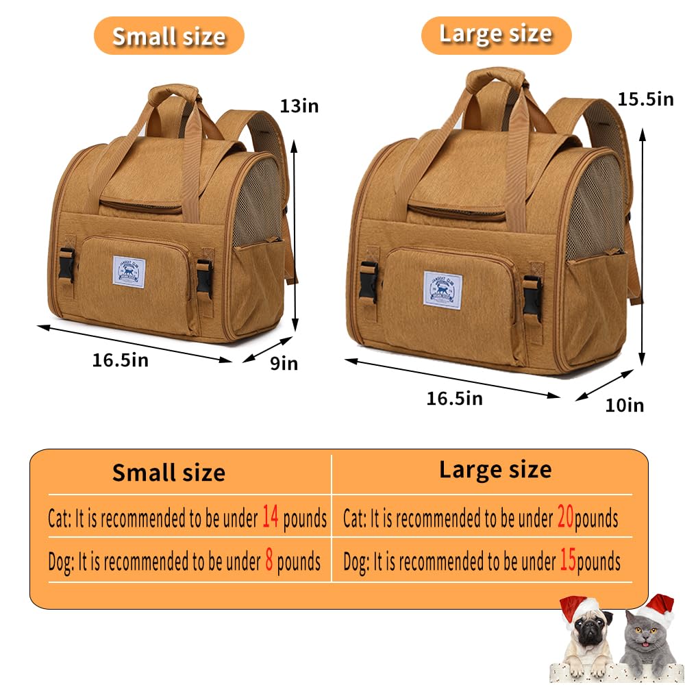 ioview mochila mascotas diseño plegable y compacto para almacenamiento sencillo