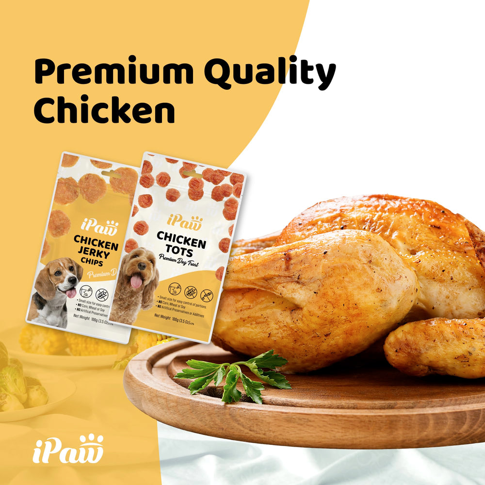 iPaw 5 conjunto de reposición trocitos de pollo para sesiones de adiestramiento efectivas