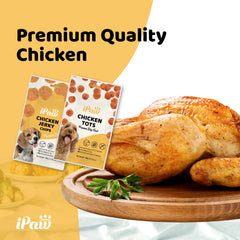 iPaw Chips de Pollo - textura tierna y aroma que estimula el interés del perro