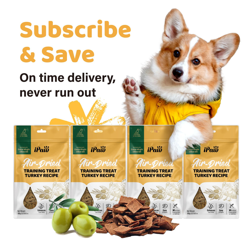 iPaw envase 3-5oz, práctico para porciones y viajes.