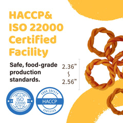 iPaw masticable de pavo: anillo calabaza, sabor sabroso para perros exigentes.